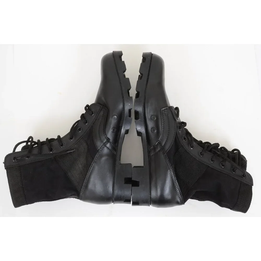 New Jungle Combat Boots Men's 12R Tactical Lace Up Military Work‎ Boots Vegan